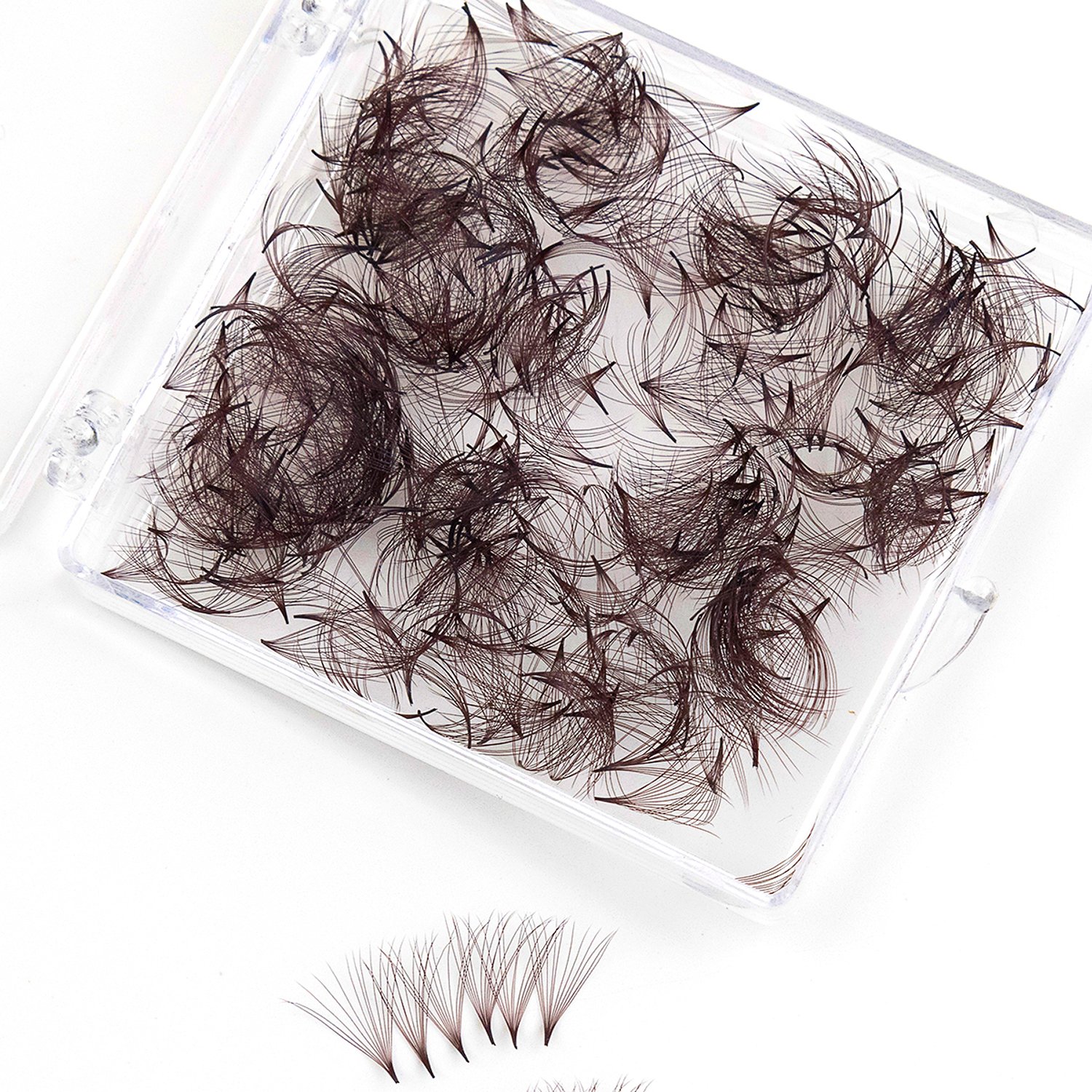 Brown Color Premade Fans 3D/4D/5DVolume Eyelash - Image 3