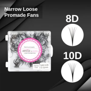 Narrow Premade Fans 8D/10D Lashes