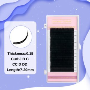 0.15MM Ellipse Flat Classic Eyelash Extensions